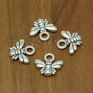 Včela, stříbrná barva