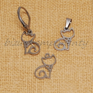 Kočička, 16x10mm, chirurgická ocel