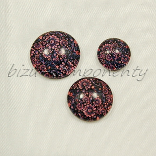 Fialové květiny, 12 mm