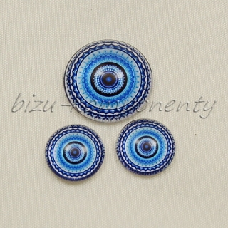 Modrá mandala, 18mm