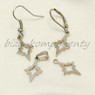 Hvězdička, 17x10mm, chirurgická ocel