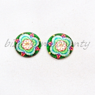 Zelená mandala, 12mm
