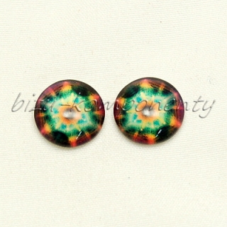 Zelená mandala, 12 mm