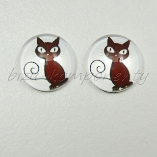 Sedící kočka, 12mm