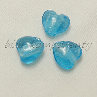Světle modré srdíčko - vinutka