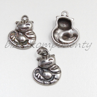 Stočená kočička, 20x15mm, chirurgická ocel