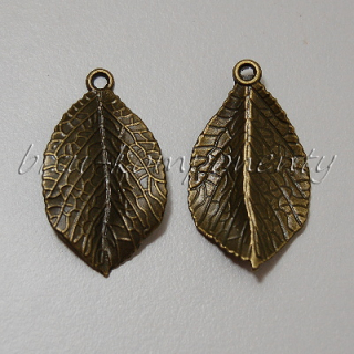 List, bronzová barva