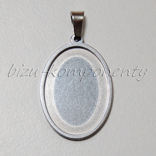 Masivní lůžko z oceli, 25x18mm, 1ks