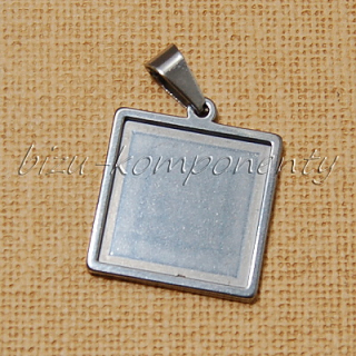Masivní lůžko z oceli, 20x20mm, 1ks