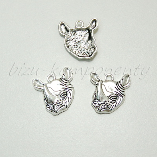 Nosorožec, stříbrná barva