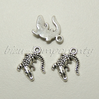 Krokodýlek, stříbrná barva