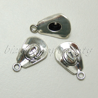 Kovbojský klobouk, stříbrná barva