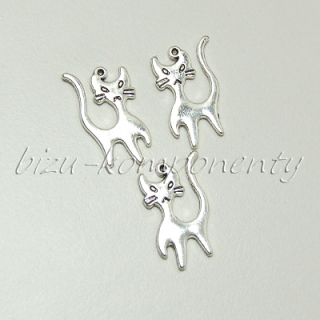 Ťapkající kočička 2, stříbrná barva