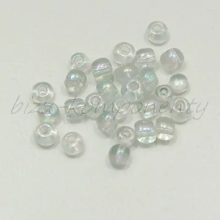 Čirý duhový rokajl 4mm 20g