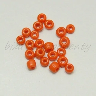 Oranžový rokajl 4mm 20g