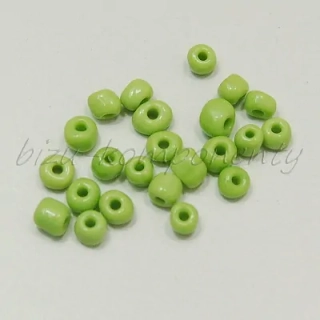 Světle zelený rokajl 4mm 20g