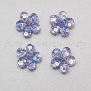 Fialový květ 12x6,5mm