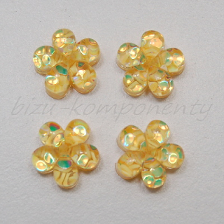Žlutý květ 12x6,5mm