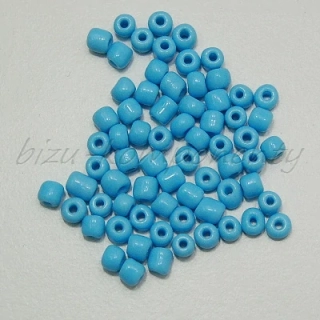 Světle modrý rokajl 4mm 20g