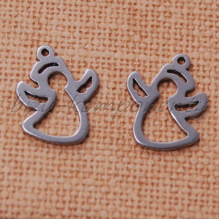Andílek, 17x13mm, ocel