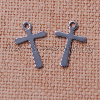 Křížek, 15x10mm, ocel