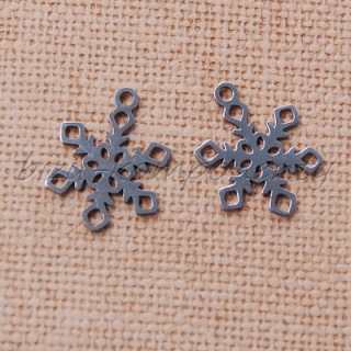 Vločka, 17x13mm, ocel