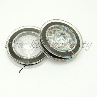 Černá pruženka plochá 0,8mm 10m