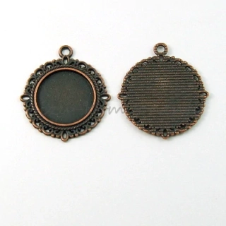 Lůžko k dotvoření 20mm, měděná barva