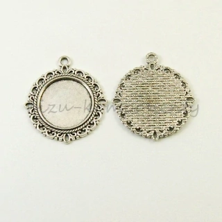 Lůžko k dotvoření 20mm, starostříbrná barva