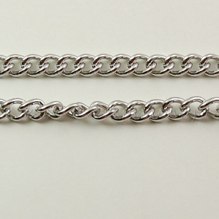 Silnější řetízek z oceli 6x4mm, 1m