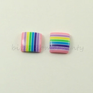 Čtvercový kabošon,  10mm