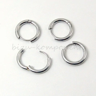Náušnice kruh 16x2,5mm, ocel