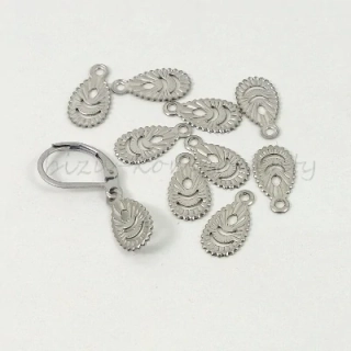 Kapka, 13x8mm, ocel