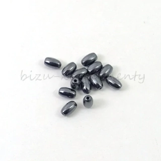 Nemagnetický hematit soudek 5mm, 10ks