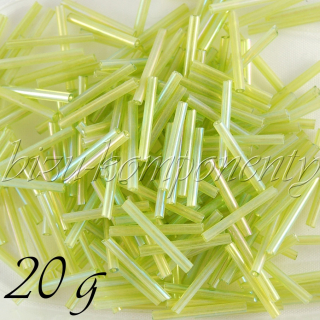 Světle zelené trubičky 17mm 20g