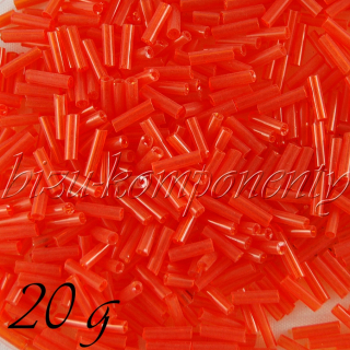 Oranžové trubičky 7mm 20g