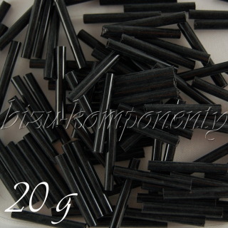 Černé trubičky 20mm 20g