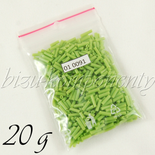 Světle zelené trubičky 6mm 20g