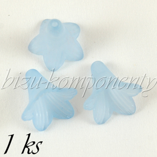 Světle modrý akrylový zvonek