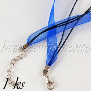 Námořnicky modrý náhrdelník