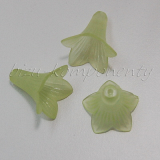 Zelený akrylový zvonek