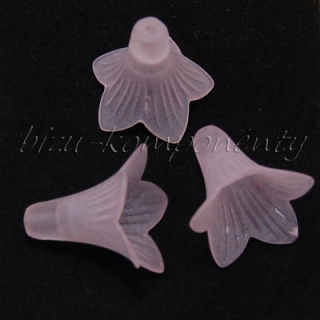 Růžový akrylový zvonek