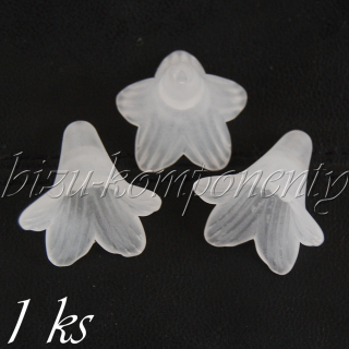 Bílý akrylový zvonek