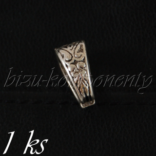 Masivní šlupna stříbrné barvy