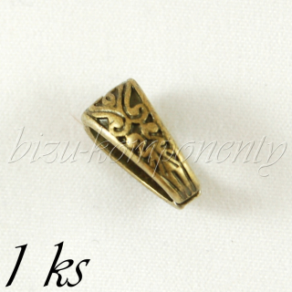 Masivní šlupna bronzové barvy