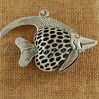3D ryba, stříbrná barva