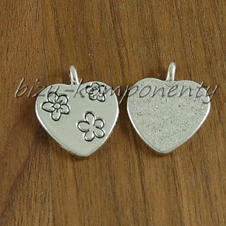 Kvetoucí srdce, stříbrná barva