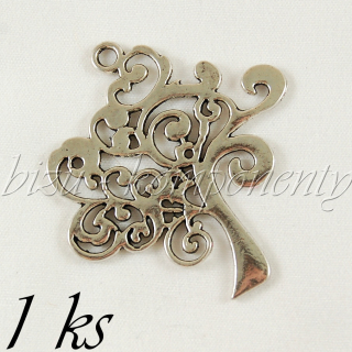 Roztančený strom, stříbrná barva