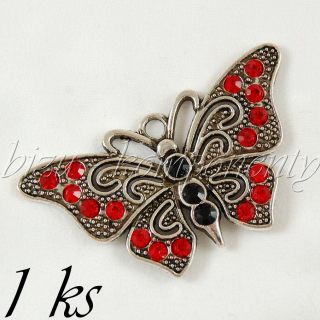 Emanuel s červenými křídly, stříbrná barva