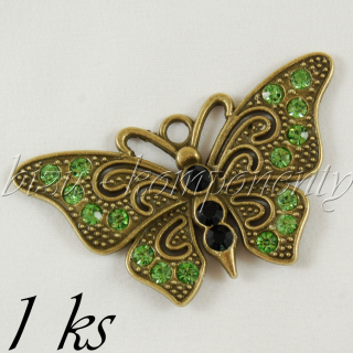 Emanuel se zelenými křídly, bronzová barva